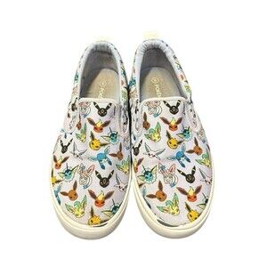 Pokemon slip on Shoes Men 5 Women 7  Anime characters whimsy loafer ground up
